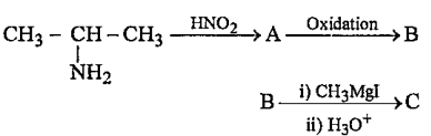 In the following sequence of reactions,    the compound C formed will be