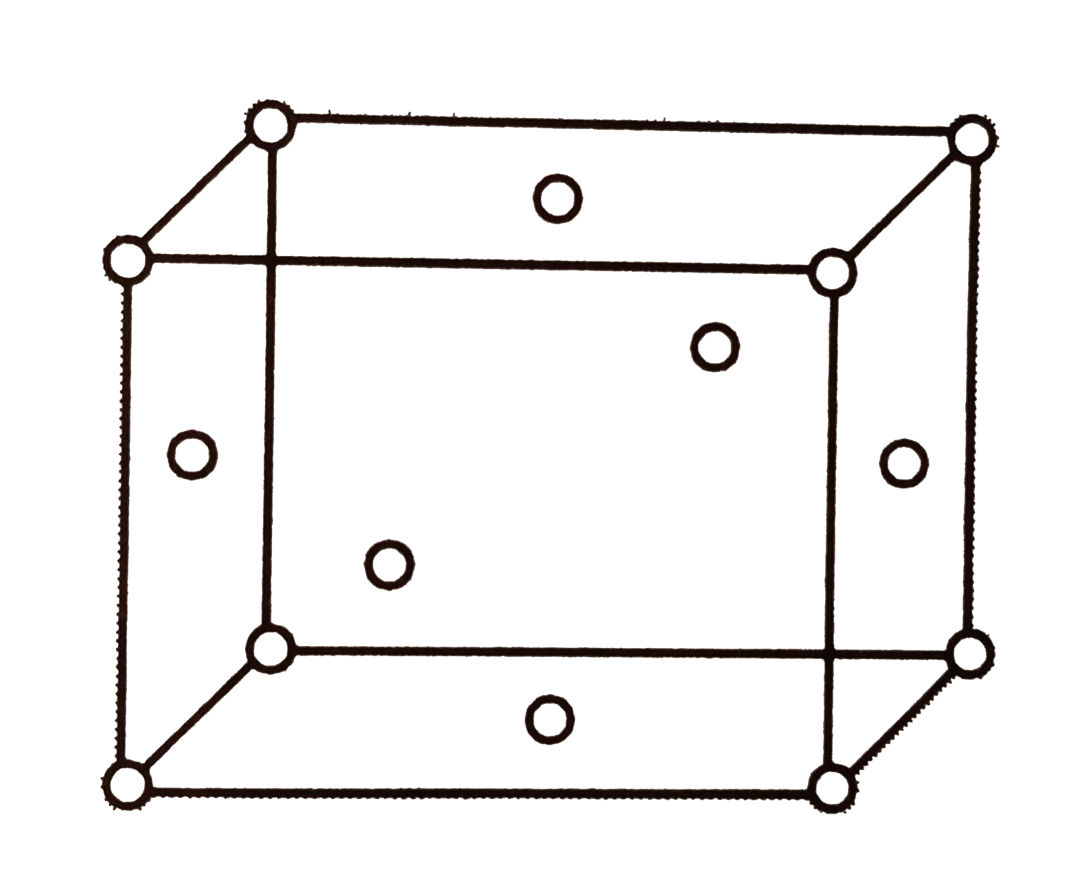 For the structure of solid given below, if the lattice points represent A^(+) ions and the B^(-) ioins occupy the tetrahedral voids, then coordination number of A is :