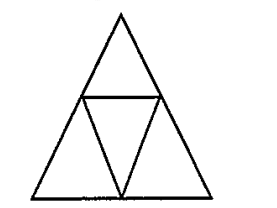 Neha drewan equilateral triangle. She drew another equilateral triangle inside the first equilateral triangle as shown below.   Then she draw an equilateral triangle inside the second equilateral triangle and so  on. After she had drawn four equilateral triangles, the figure looked like as shown below.    Which expression tells the number of 60^@ angles in the figure after she drew exactly n number of triangles?