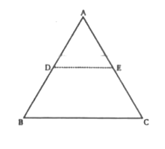 संलग्न आकृति AABC में, DE || BC तथा (AD)/(DB) = 3/5 यदि AC = 4.8 cm हो तो AE का मान होगा|