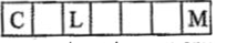 Fill in the boxes with alphabets to give correct answer.    I am a metal and react with cold water to liberate hydrogen and form any hydroxide.