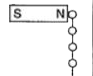 Four all pins are hanged from the north pole of a bar magnet. Mark the magnetic poles induced in these pins. Ca the pins hang even if the bar magnet is  removed?