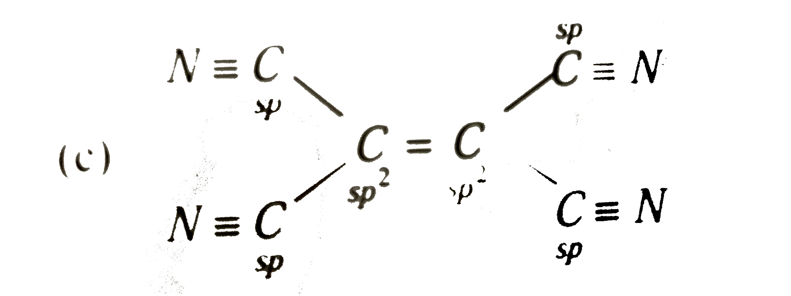 Carbon Atoms In The Compound Cn 4 C 2 Are