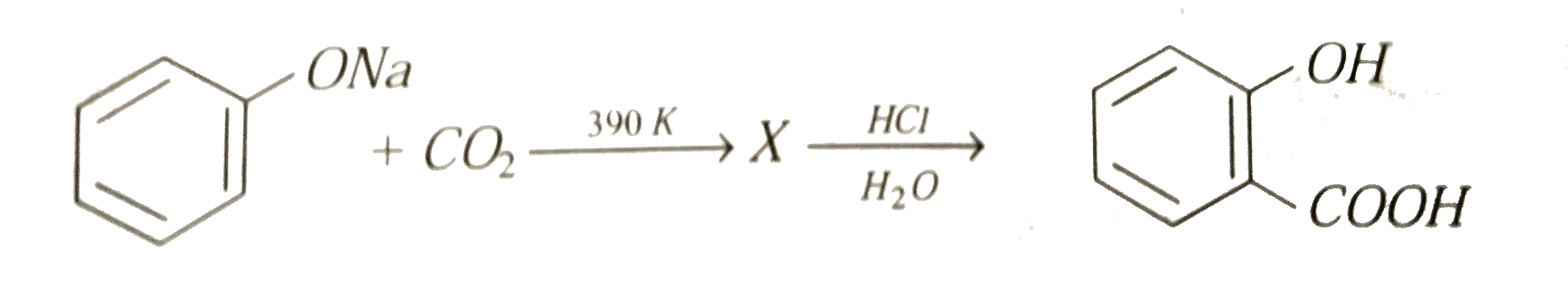 The compound X in the reaction    is