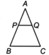 In the given figure, AQ = 4 sqrt2 cm, QC= 6 sqrt2 cm and AB = 20 cm. If PQ is parallel to BC, then what is the value (in cm) of PB ?