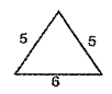 Prove that the two triangles shown below have the same area