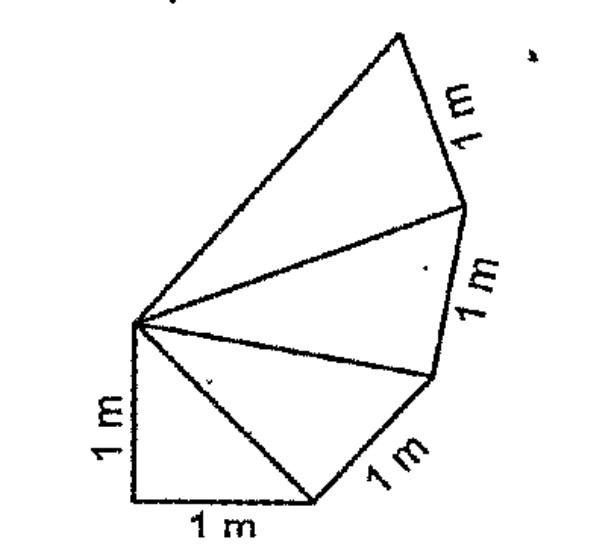 We have seen how we can draw a series of right triangles as in the picture.   What are the lengths of the sides of the tenth triangle?   .