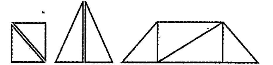 A square and equiIateral triangle of sides twice as long we cut and the pieces are rearranged to form a trapezium, as shown below.   If a side of the square is 2 centimetres, what are the perimeter and area of the trapezium?   .