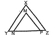 In the figure  XY||MN , XZ||MP , XY = 9 cm, XZ = 10 cm, NP = 4 cm, MN = 4.5. Find the length to MP and YZ.