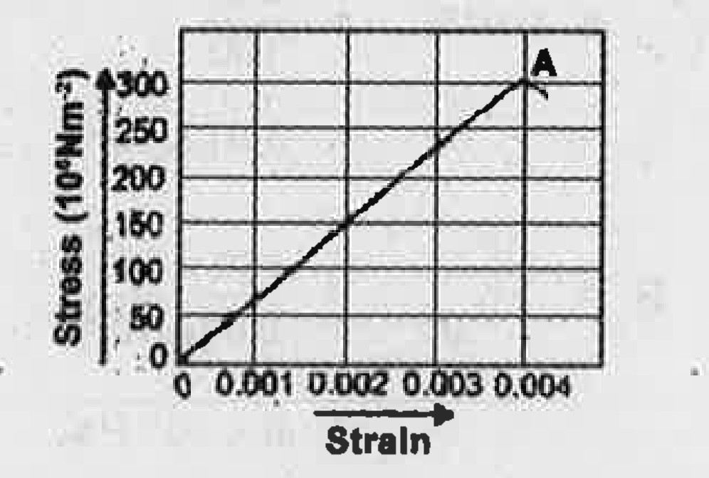 Following figure shows the strain-stress curve for a given material. What is Young's modulus for this material?