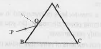 In the figure given below, PQ represents an incident ray falling in the side AB of a prism, when monochromatic light is used. Draw the refracted ray, emergent ray and mark the angle of deviation