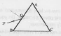 In the figure given below, PQ represents an incident ray falling in the side AB of a prism, when monochromatic light is used. Derive an equation for refractive index of the material of the prism in terms of angle of minimum deviation   

deviation