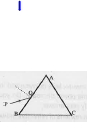 In the figure given below, PQ represents an incident ray falling in the side AB of a prism, when monochromatic light is used .Draw the incident ray and refracted ray, at the angle of minimum deviation