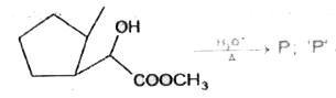 P as major  product must be .