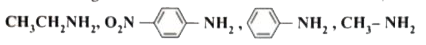 Arrange the following   (i) In increasing order of solubility in water C(6)H(5)NH(2),(C(2)H(5))(2)HN,C(2)H(5)NH(2)   (ii) In increasing order of basic strength (a) aniline , p- toludine and p- nitroaniline (b) C(6)H(5)NH(2), C(6)H(5)NHCH(3),C(6)H(5)NH(2),p-Cl-C(6)H(4)-NH(2)   (iii) .In decreasing order of basic strength in gas phase   C(2)H(4)NH(2), (C(2)H(5))(2)NH,(C(2)H(4))(3)N and NH(3)   (C(2)H(4)OH,(CH(3))(2)NH,C(2)H(5)NH(2)   (v) In decreasing order to the pk(b) values   C(2)H(5)NH(2),C(6)H(5)NHCH(3),(C(2)H(4))(2)NH and CH(3)NH(2)   (vi) Increasing order of basc strength   C(6)H(4)NH(2),C(6)H(5)N(CH(3))(2),(C(6)H(5))(2)NH and CH(3)NH(2)   (vii) In decreasing order of basic strength