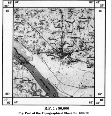Study the extract from the topographical sheet No. 63K/12, as shown in the figure below and answer the following questions.      What means of transportation is used to cross the river by the people of Bhatauli village ?