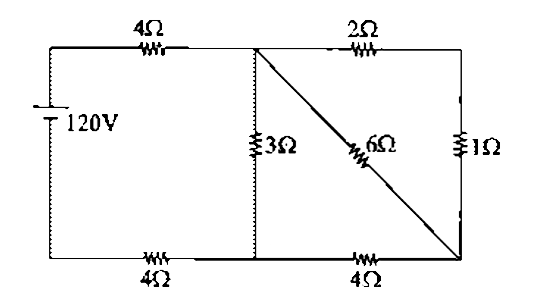 Find the current in 2Omega resistance