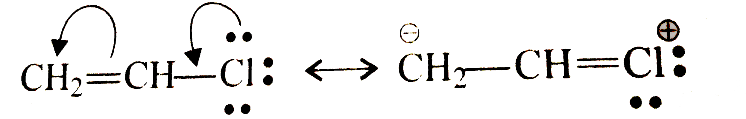 In a substance that are resonance hybirds, the measured length of given bond usually differs form that predicted form any one of the contributing sturctures. Chloroethylene is found by measurement to have a C-Cl distance of 1.69A. This is shorter than C-Cl bond in such compounds a methly chloride (1.77A), an indication that in chloroethylene C-Cl bond has some double bond character.      Which of the following has shortest C-Cl bond?