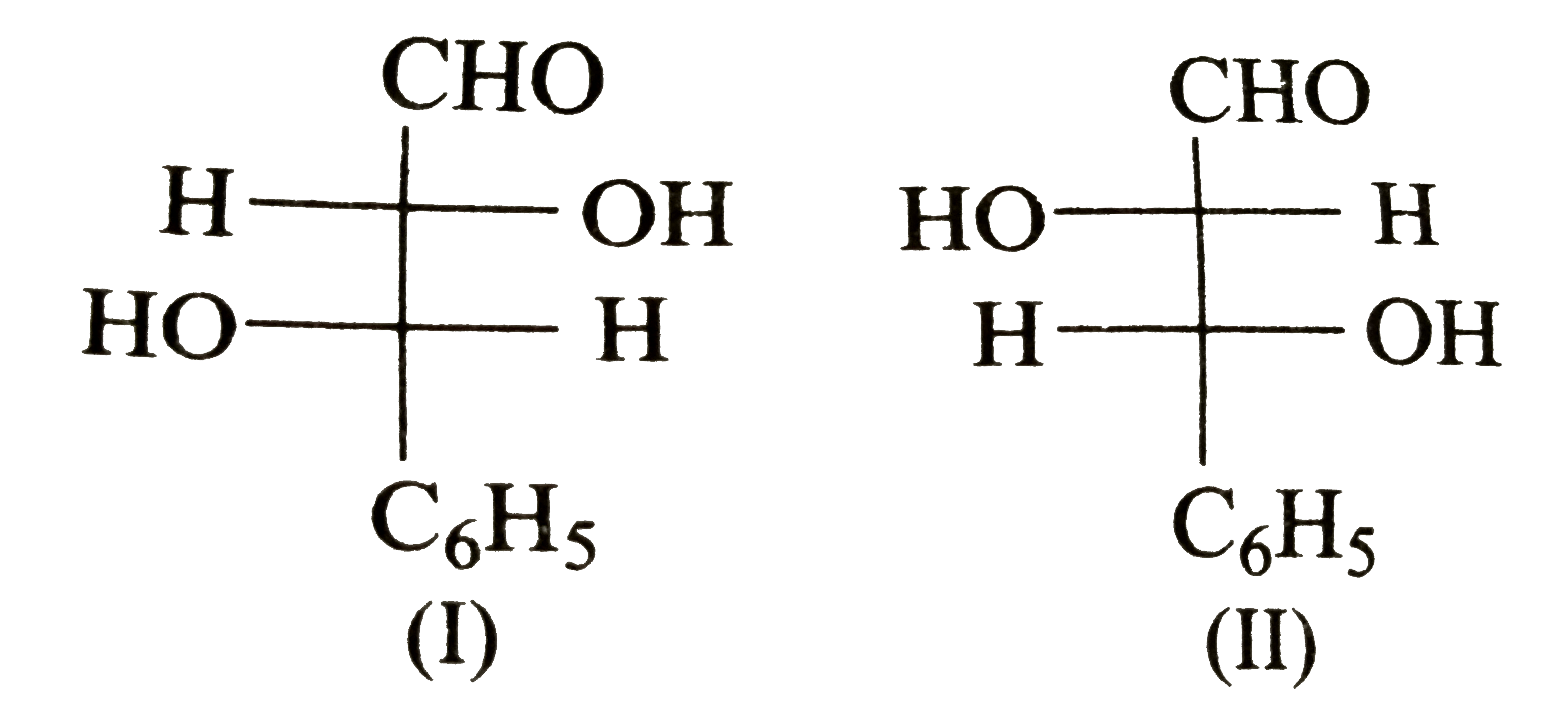 Consider the following parirs of compounds ?    n Which among the follwong statement is correct    Both are enantiomers   Both are ibn threo from   Both are diastereomers   Both are in erythro from