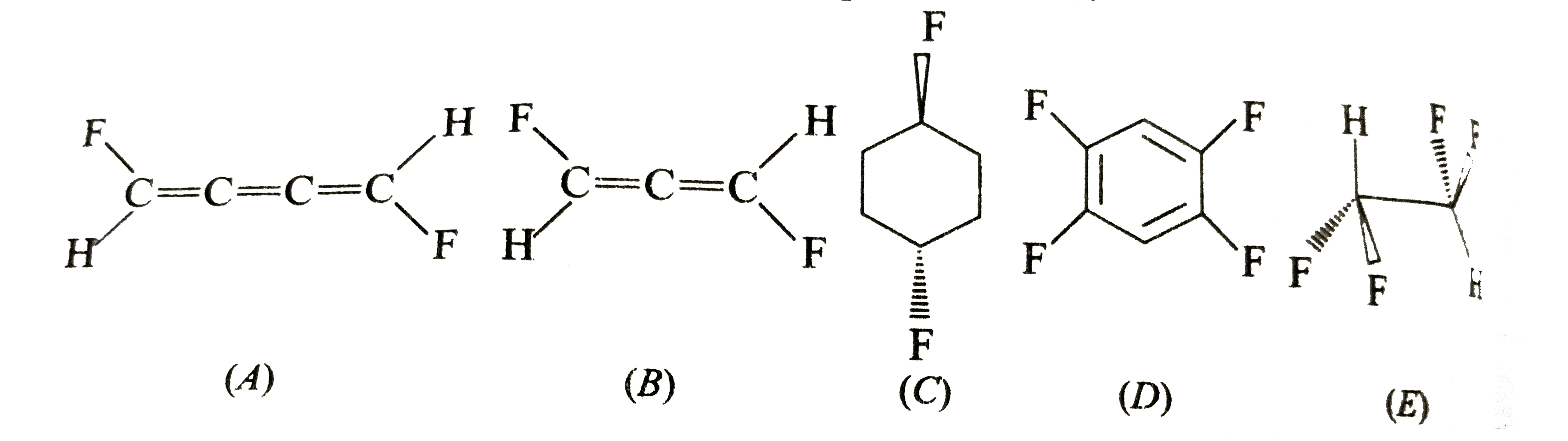 Which of the following molecules have dipole moment?