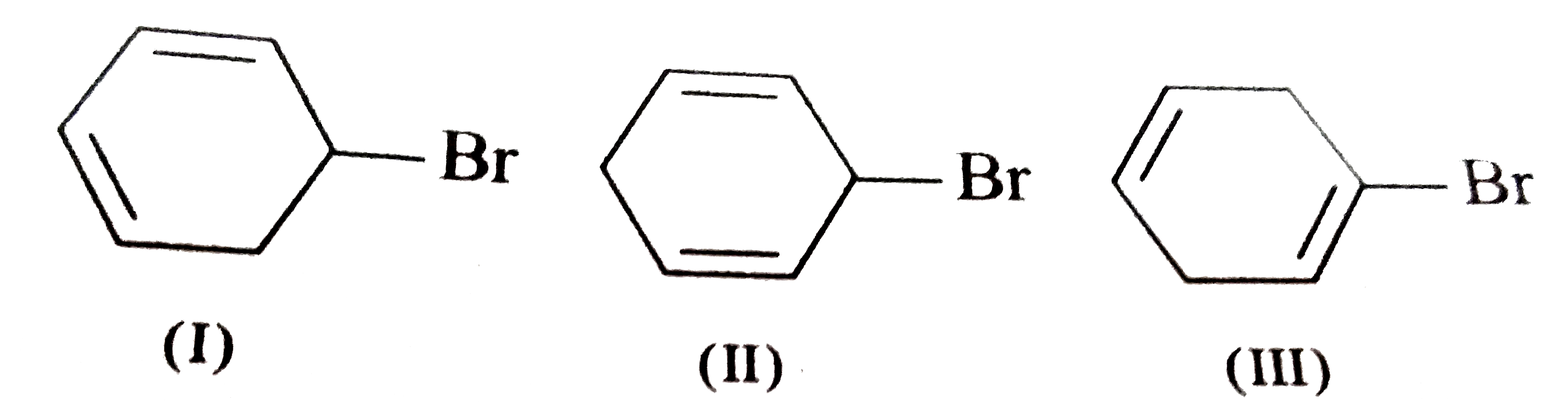 Which is most easily dehydrohalogenated ?