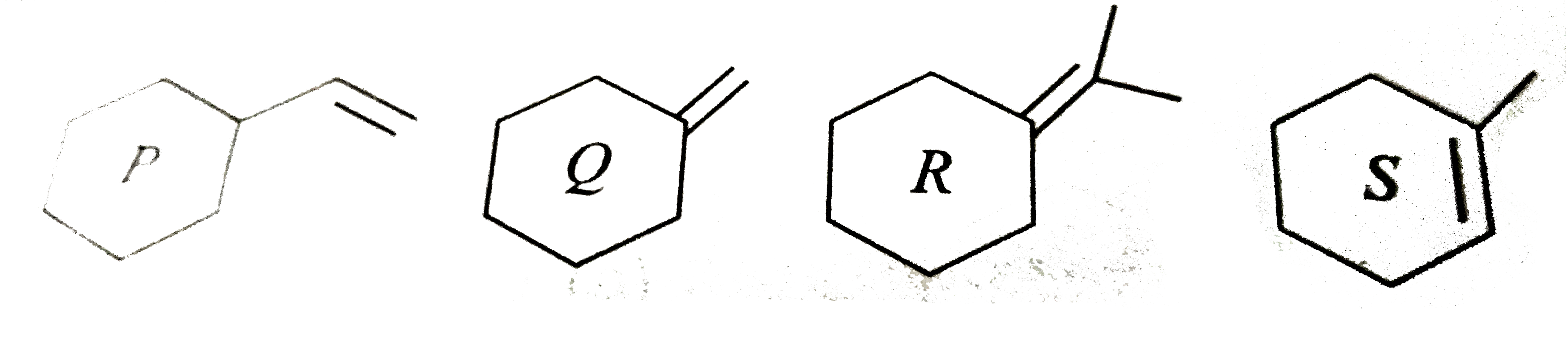 Arrange the following alkanes in increaseing order of their enthalpy