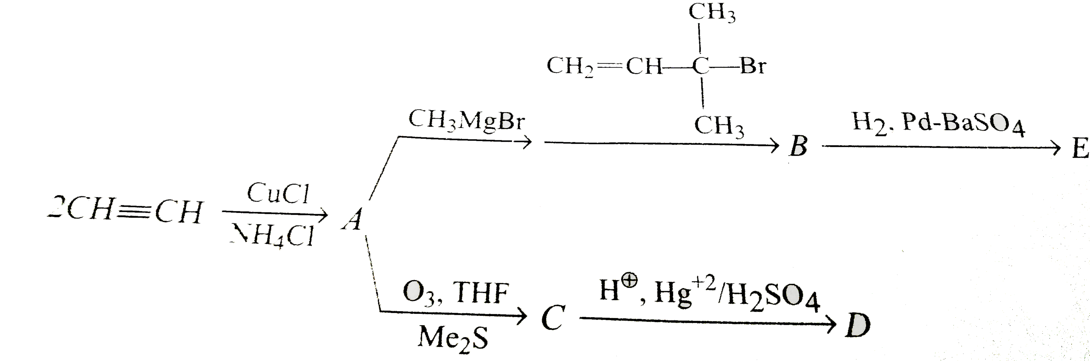 Find structure of compound A: