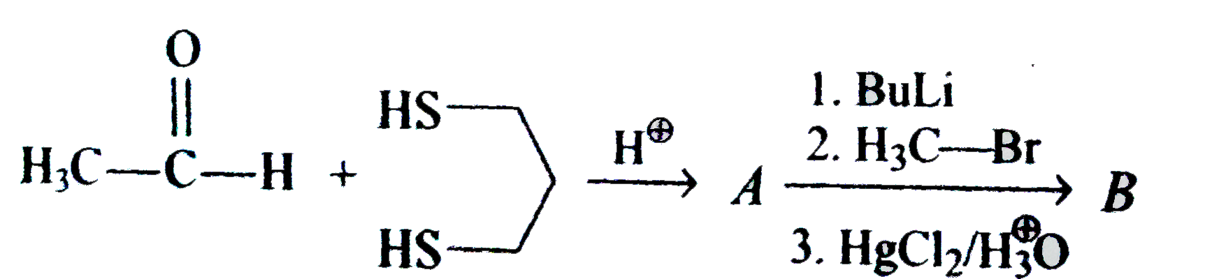 Identify structure of B :