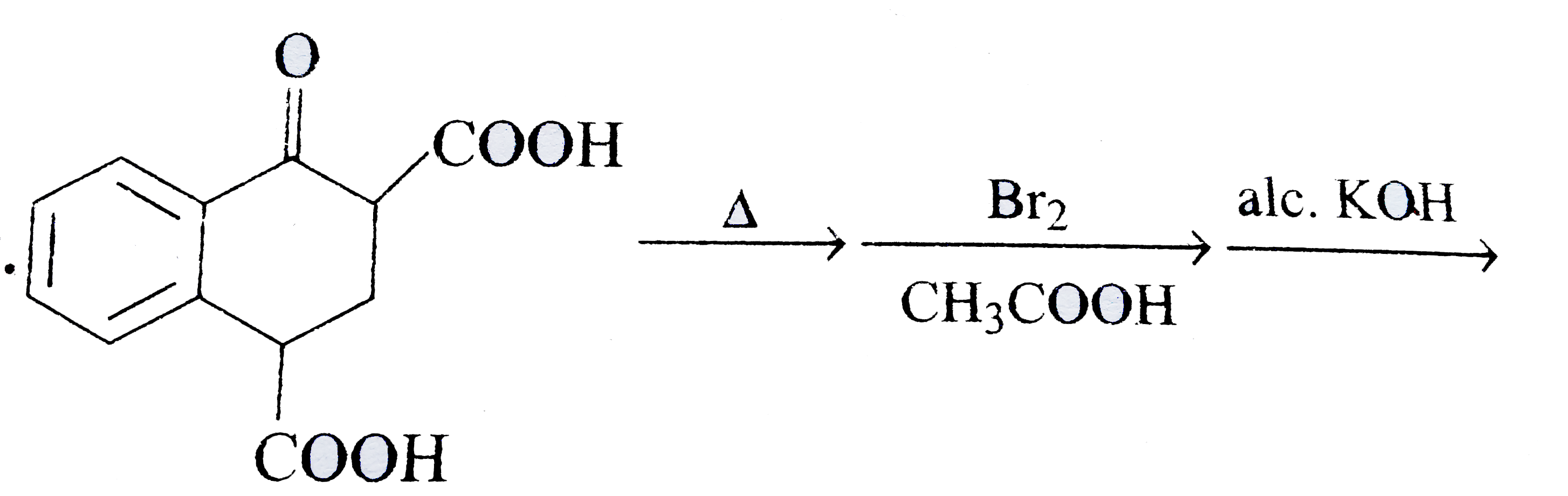 Complete the following reaction