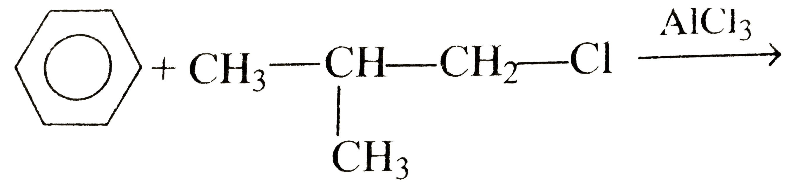 +CH(3)-underset(CH(3))underset(|)(CH)-CH(2) - Cloverset(AlCl(3))tocompound X ,is:
