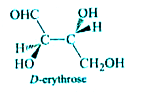 How is the following compound related to the simple sugar D-erythrose? Is it an enantiomer, diastereomer, or identical?