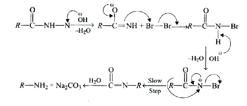 Passage-1   The conversion of an amide by action of NaOH and Br2 to primary amine that has one carbon less than the starting amide is known as Hofmann-Bromoamide reaction.   R - C - NH2 underset(