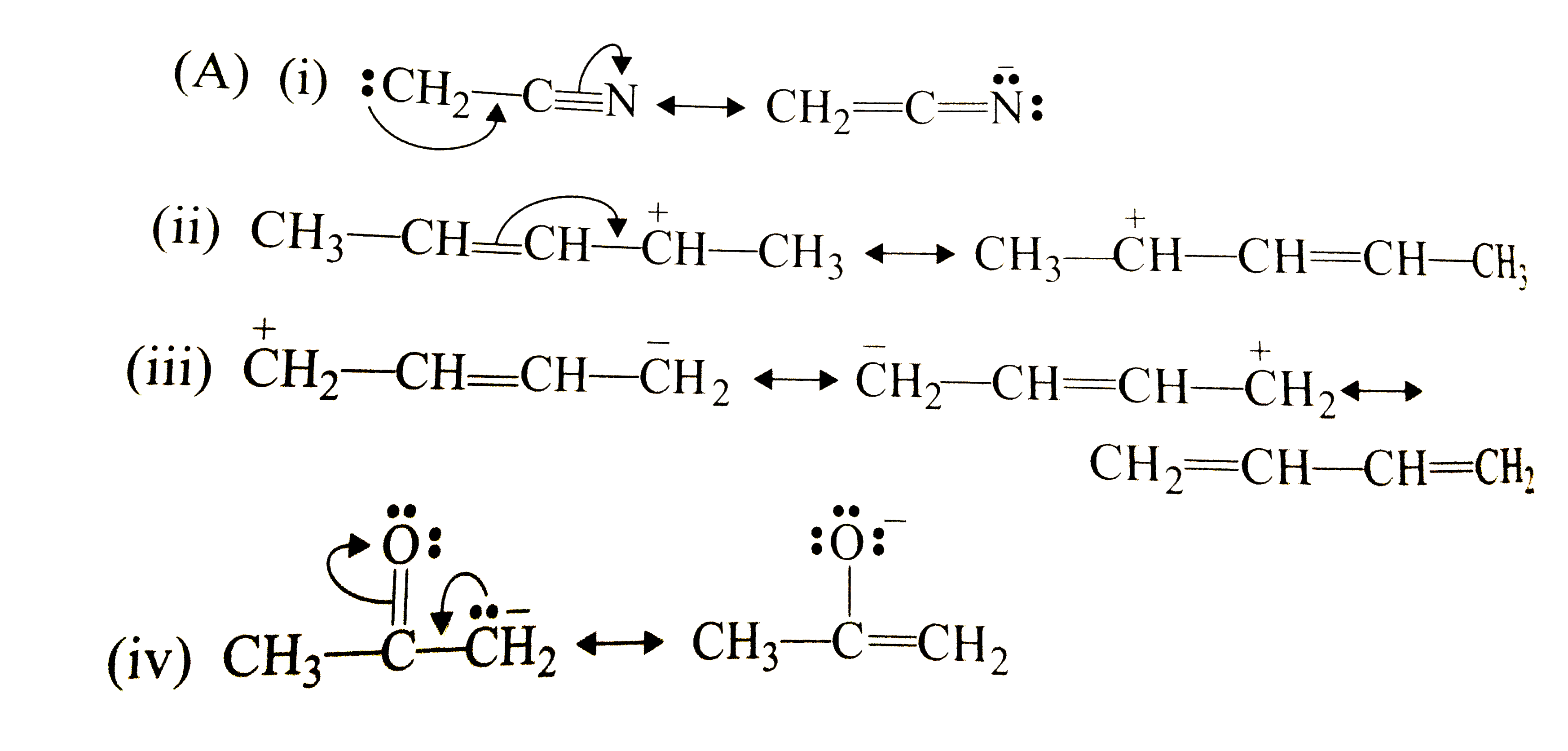 Which The Resonance Structure Of The Following Species I Ov