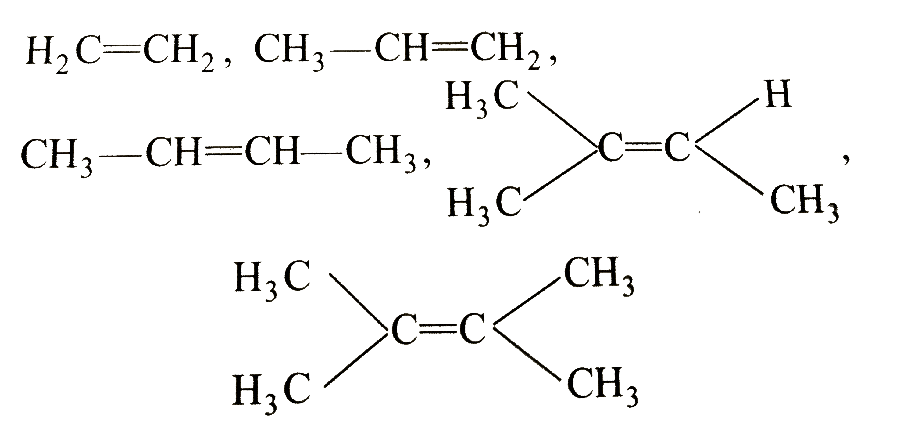 Arrange the following in decreasing order of stability: