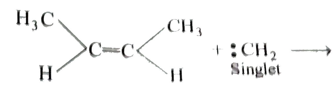The major product formed in the following reactions is: