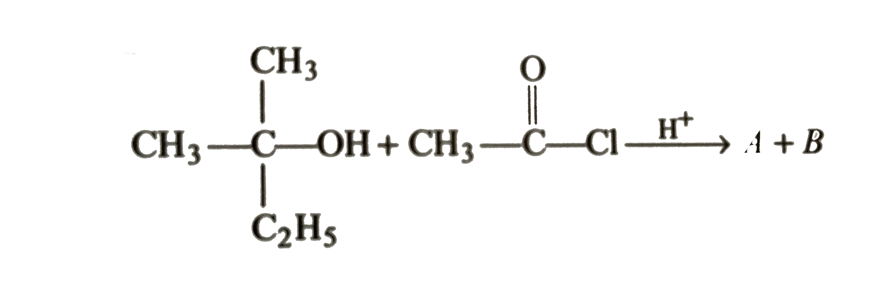Complete the following reaction and give its mechanism in short :