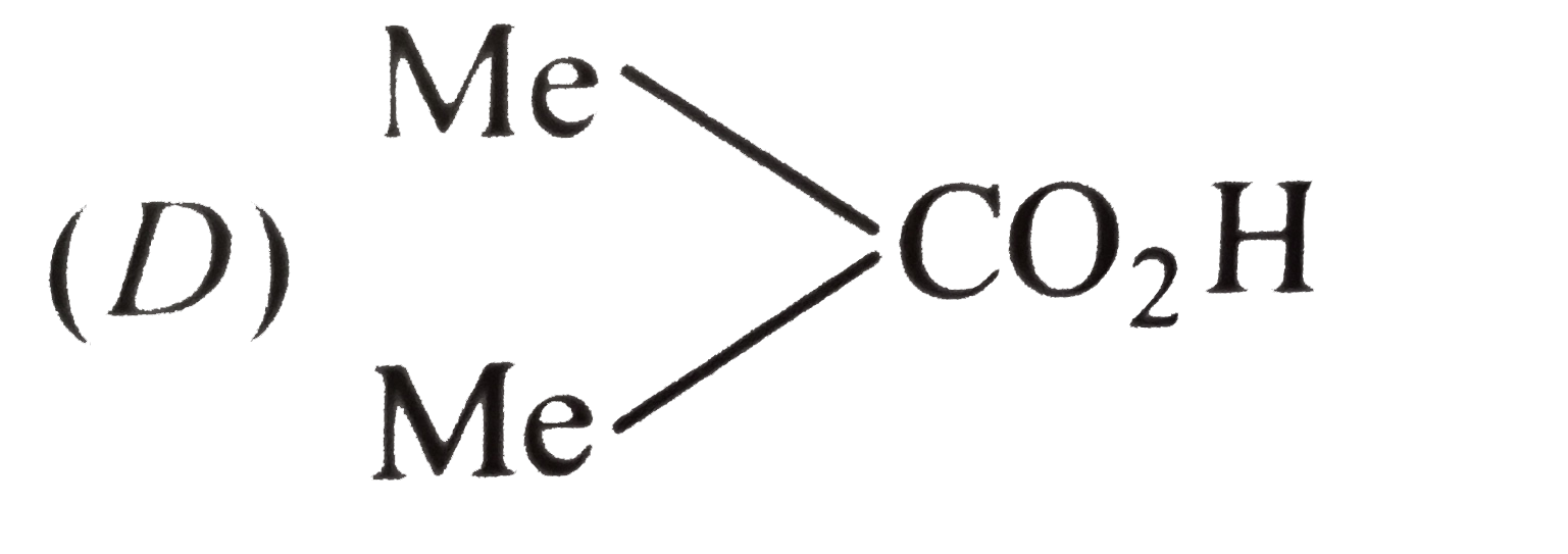 The correct order of increasing acid strength of the compounds:   (A) CH(3)CO(2)H (B) MeOCH(2)CO(2)H (C) CF(3)CO(2)H