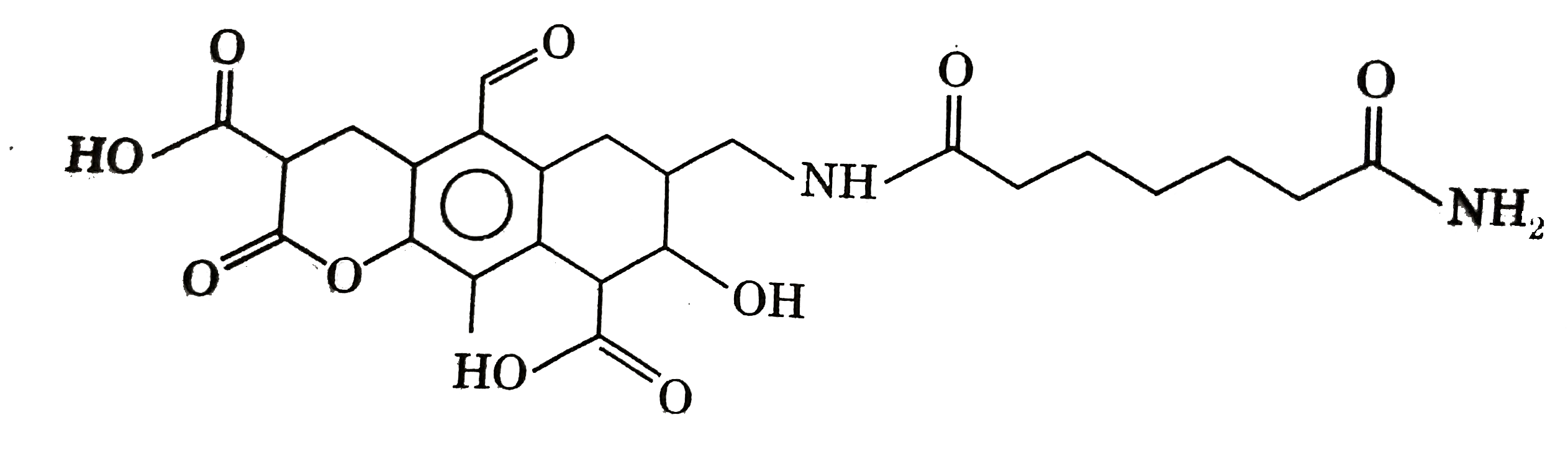 How many functional groups are present in following compound ?