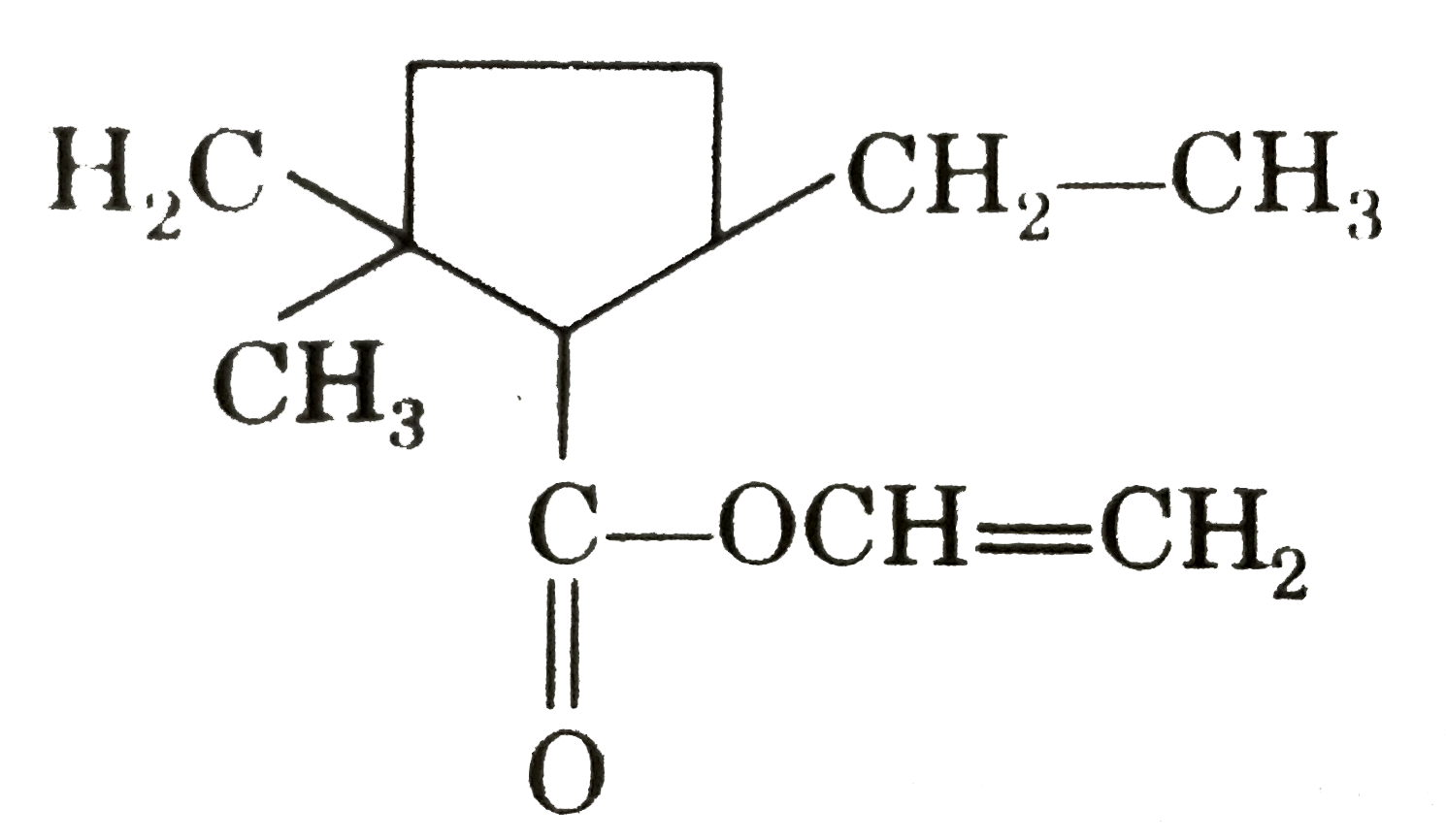 Given correct IUPAC name of: