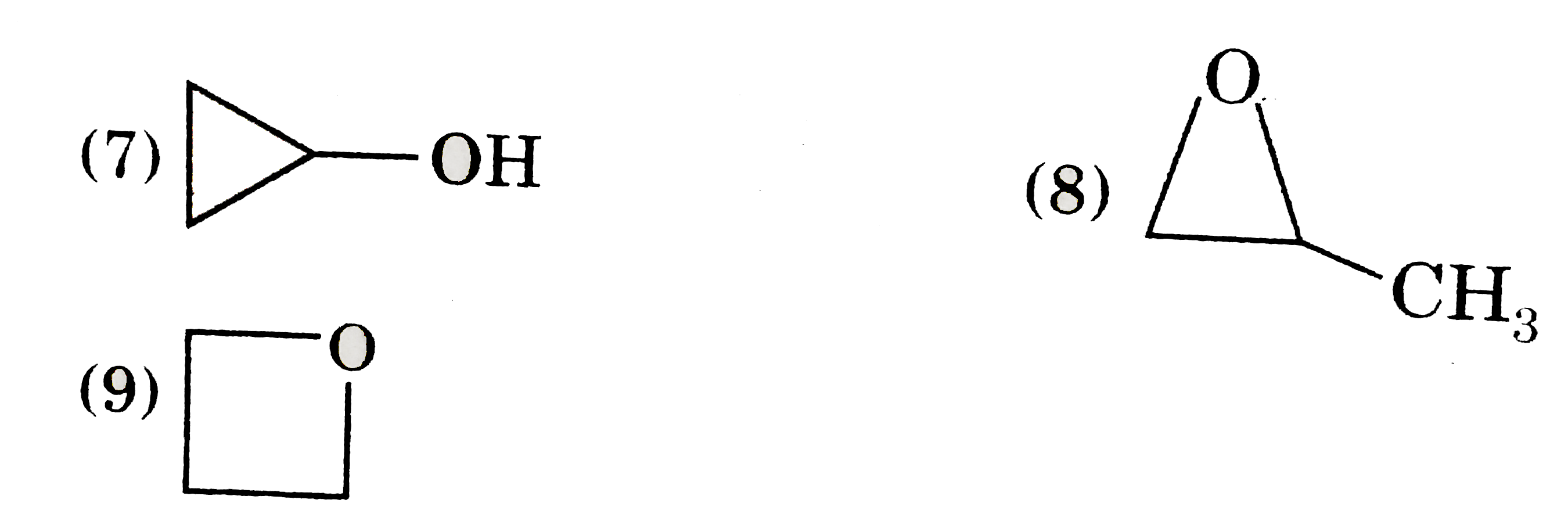 Molecular formula C(3)H(6)O having following structures.   (1) CH(2)=CH-CH(2)-OH   (2) CH(2)=underset(OH)underset(|)C-CH(3)   (3) underset(OH)underset(|)CH=CH-CH(3)   (4) CH(3)-CH(2)-underset(O)underset(||)C-H   (5) CH(3)-underset(O)underset(||)C-CH(3)   (6) CH(2)=CH-OCH(3)      Which of the following set is not example of positional isomerism?