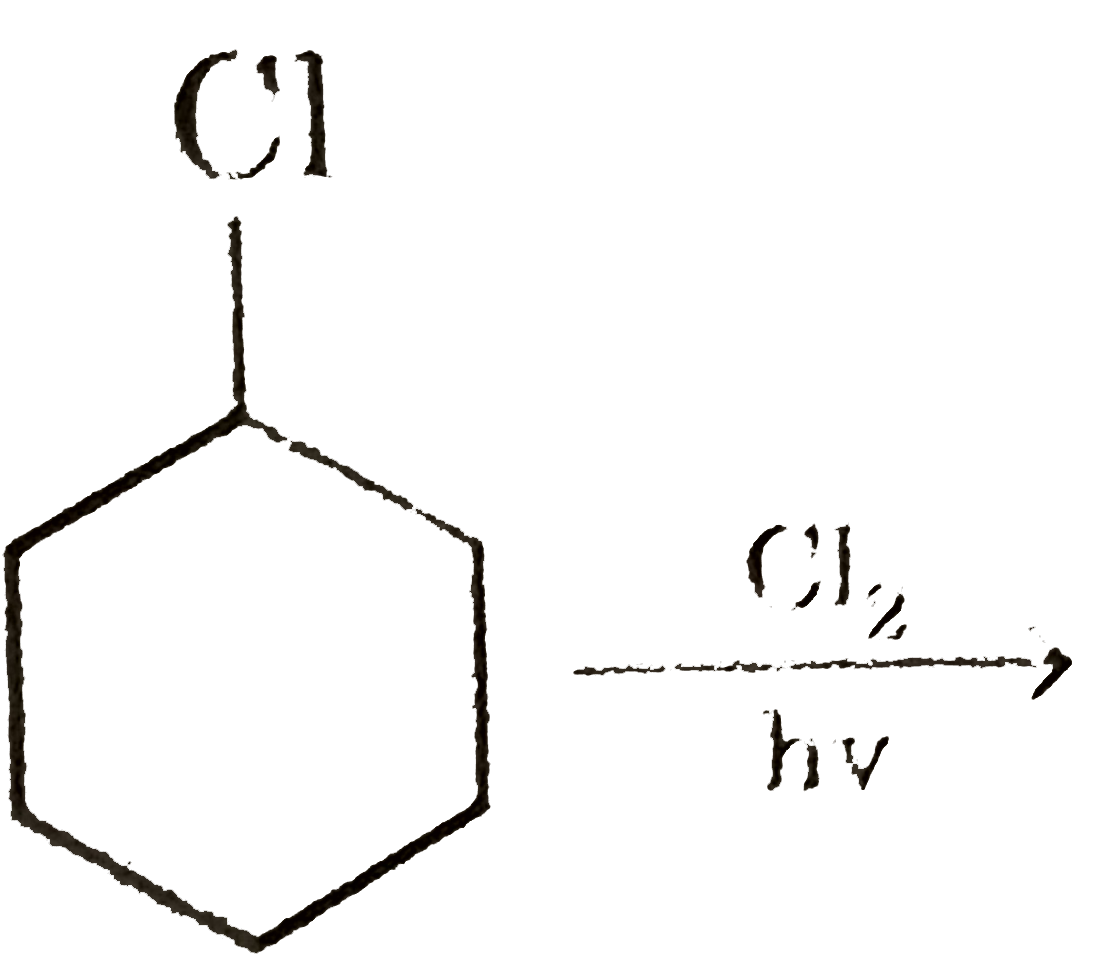 underset(hv)overset(Cl(2))rarr number of theretically possible dichloro products are: