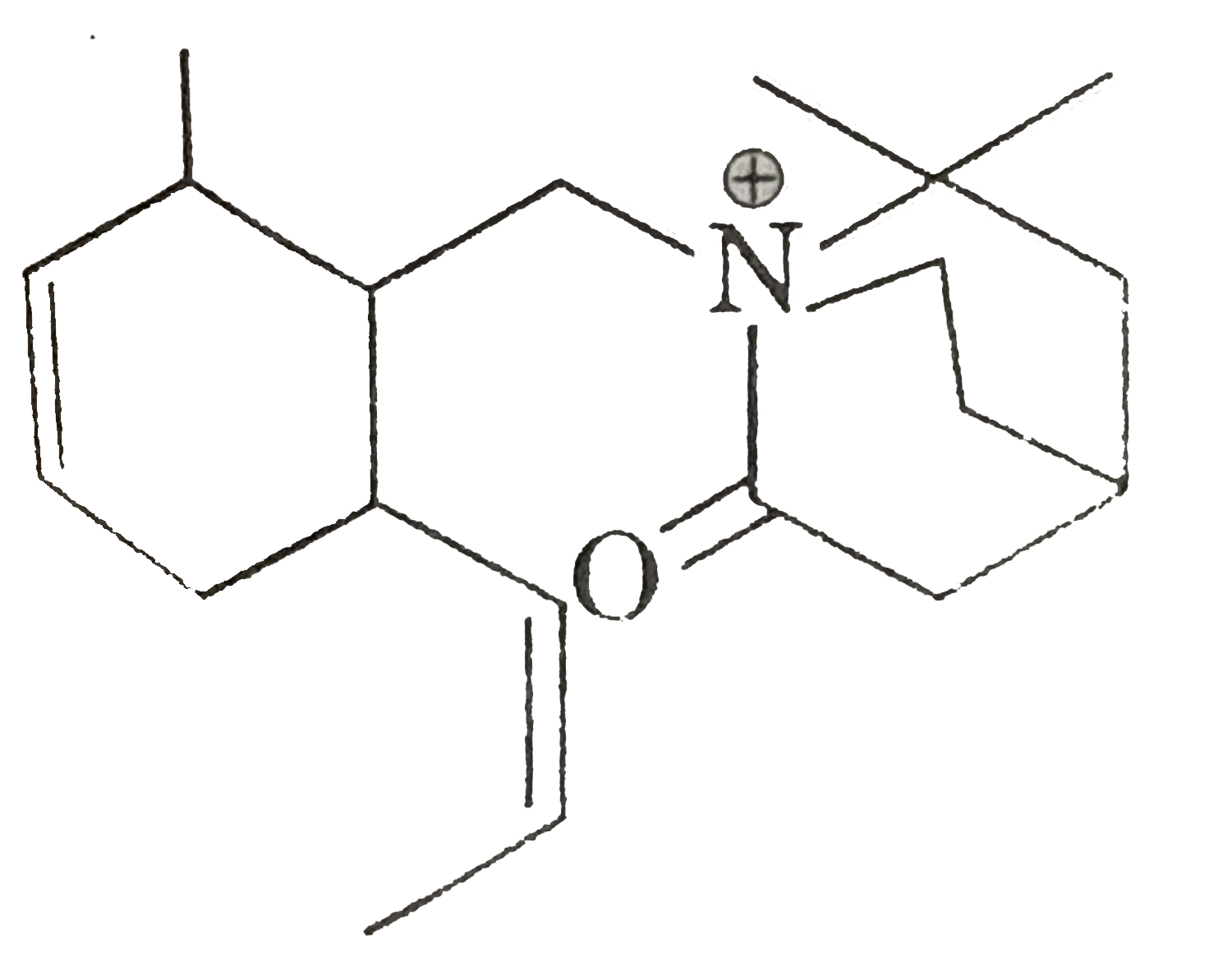 Number of chiral centres present in above compound.   Number of teoretically possible stereoisomer of above compound.   Degree of unsaturation (DBE) of above compound.