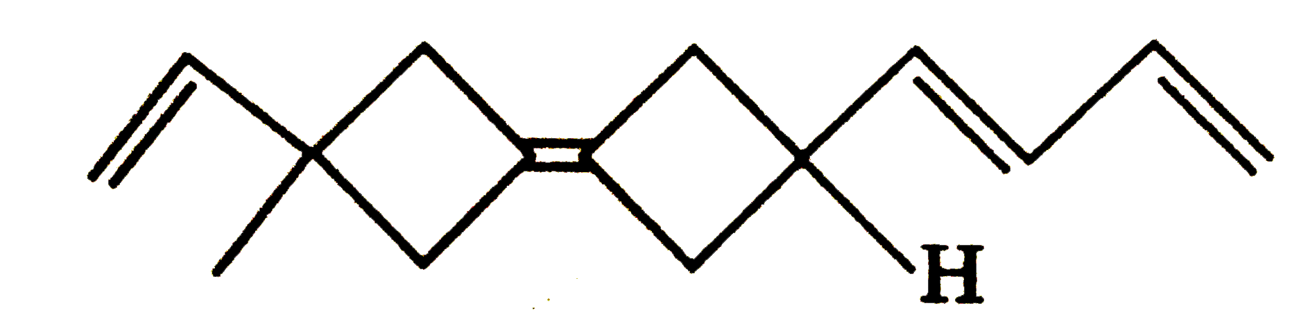 How many gepometrical isomers are possible for the following structure ?