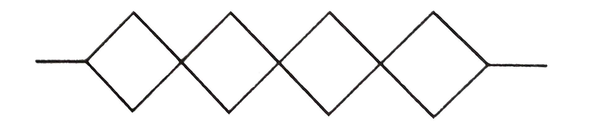 Total number of geometrical isomers possible for