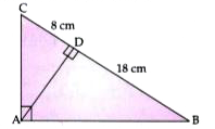 In the following figure ABC is a right angled triangle with angleBAC=90^(@),andADbotBC.      (i) Prove DeltaADB~DeltaCDA.