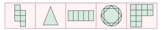 For the following pictures, fi nd the number of lines of symmetry and also fi nd the order of rotation.