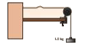 Calculate the velocity of the travelling pulse as shown in the figure below. The linear mass density of pulse is 0.25 kg m^(-1). Further, compute the time taken by the travelling pulse to cover a distance of 30 cm on the string.