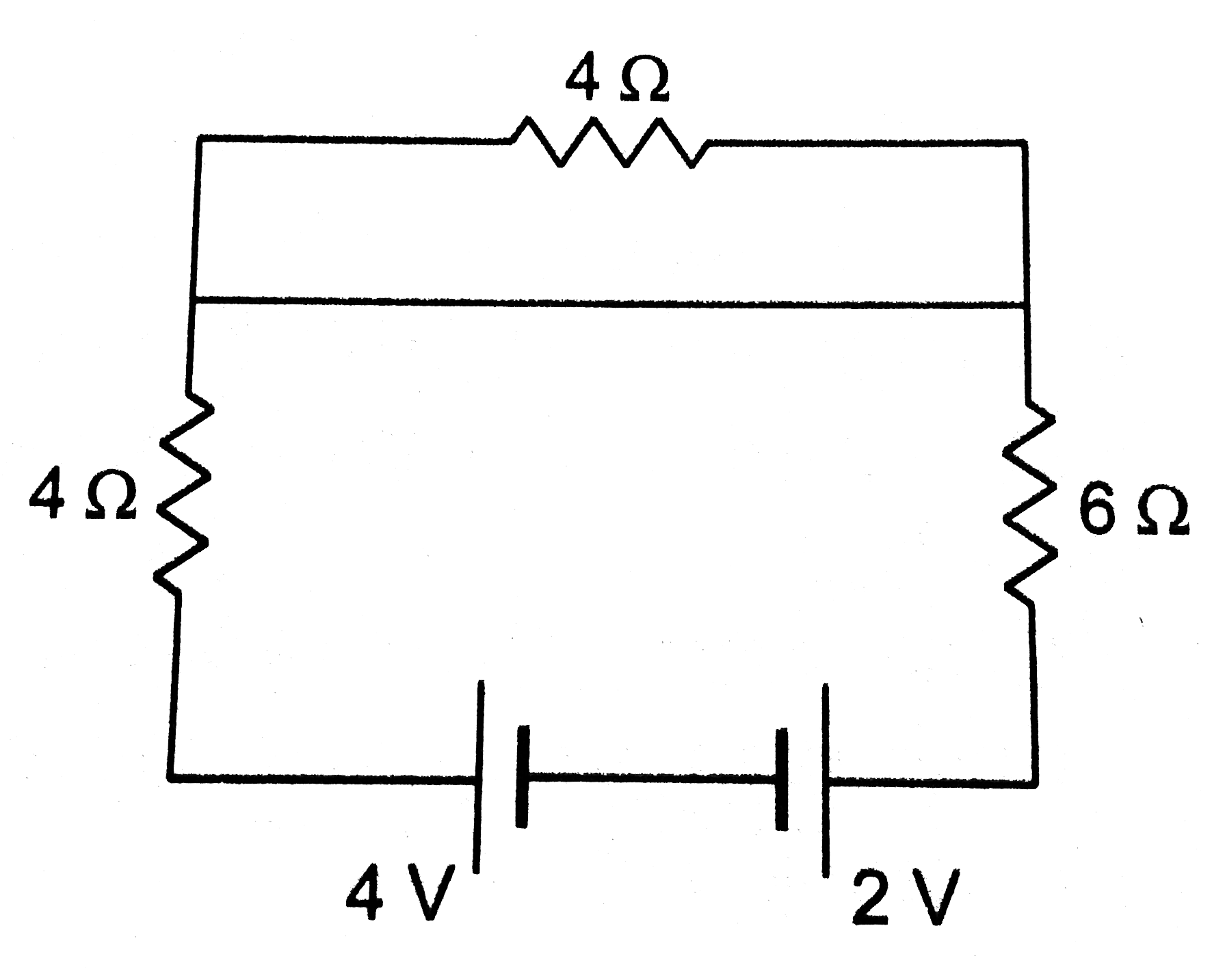 Find the currents through the three resistors shown in Figure