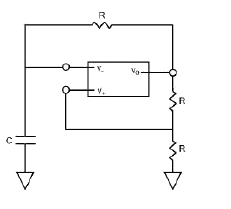 The box in the circuit below has two inputs marked v +