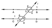 In Figure, given that A B||C D

If /4=(x+20)^0a n d\ /5=(x+8)^0,
find the measures of /4\ a n d\ /5